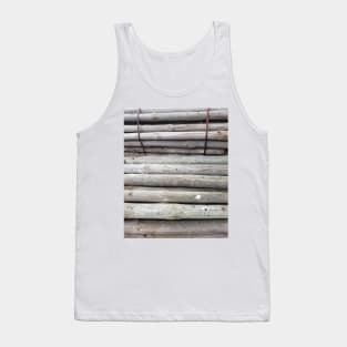 Vineyard posts - by Avril Thomas - Adelaide Hills Wine Region - Fleurieu Peninsula - Wine Region Tank Top